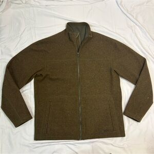 Vintage MEC Mountain Equipment Co-op Full Zip Wool Blend Jacket Made in Canada